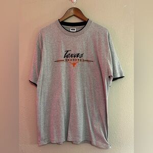 Vintage Texas Longhorns Embroidered T-Shirt Men’s Size XL Gray/Burnt Orange